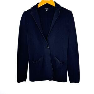 Talbots black sweater‎ blazer